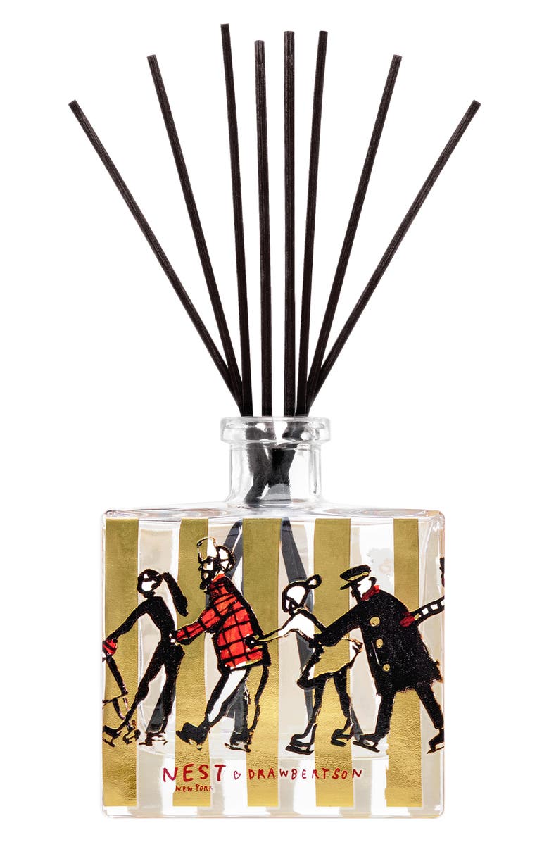 NEST New York x DRAWBERTSON Holiday Decorative Reed Diffuser, Alternate, color,