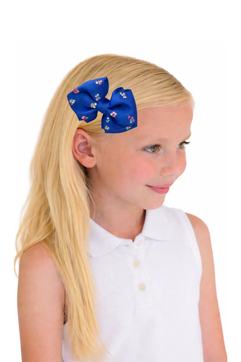 Firecracker Summer Hair Bow Set, Alternate, color, Red/White/Blue