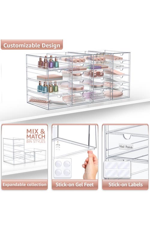 Sorbus 20-drawer Acrylic Organizer In Clear