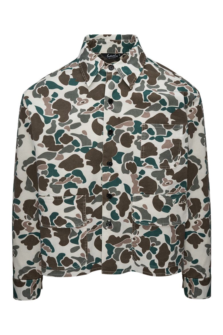 Birdie Hunter Camouflage Print Jacket, Main, color, BIRDIE CAMO