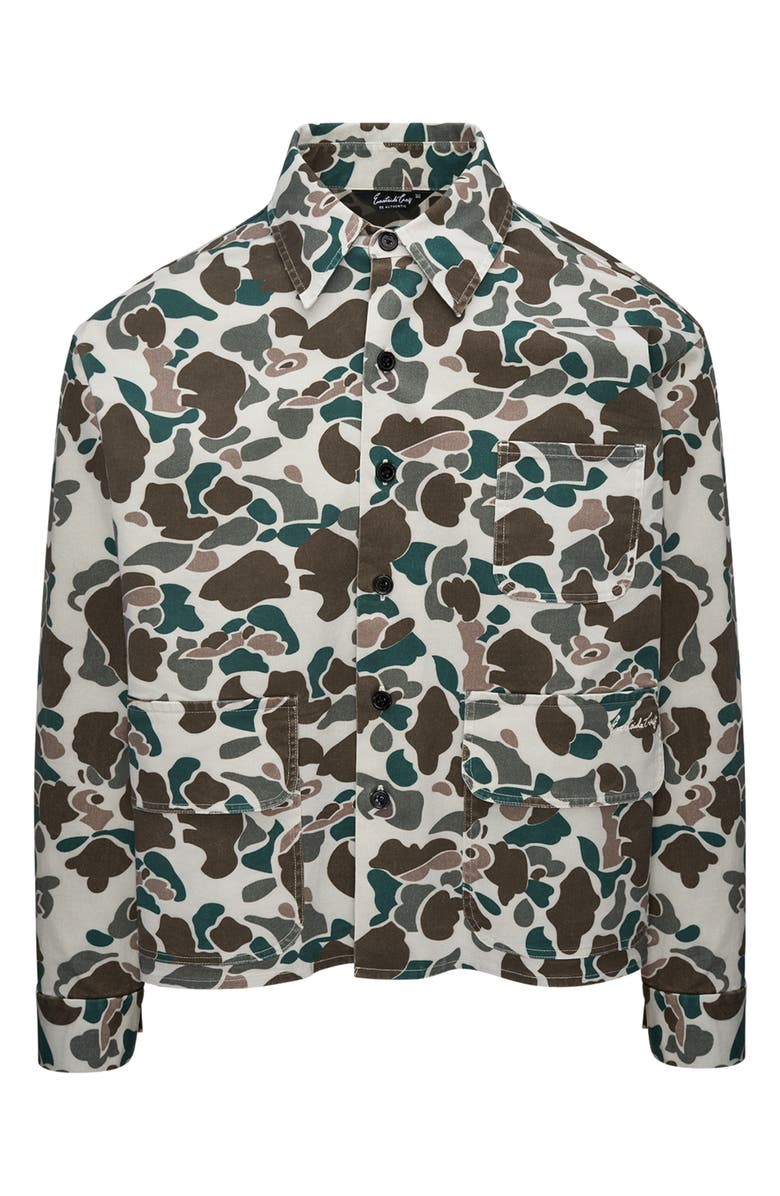 Eastside Golf Birdie Hunter Camouflage Print Jacket, Main, color, Birdie Camo