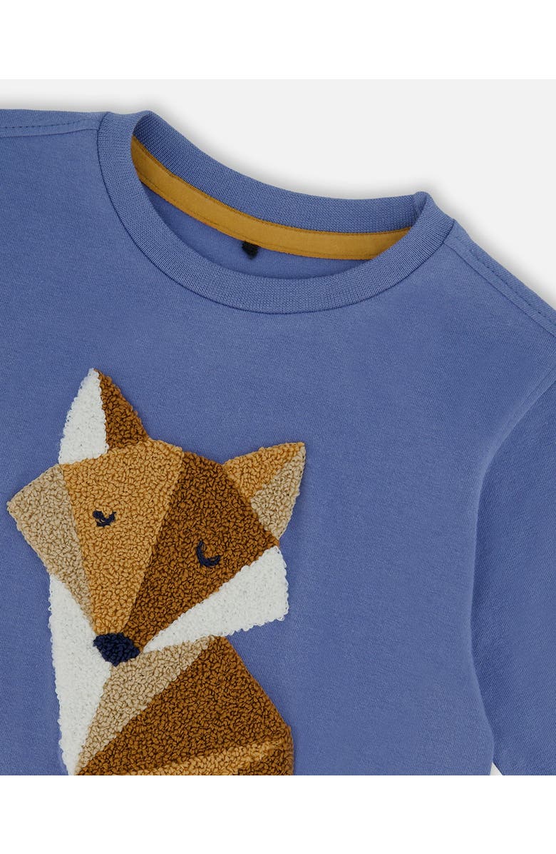 Deux par Deux Little Boy's T-Shirt With Applique Blue, Alternate, color, 