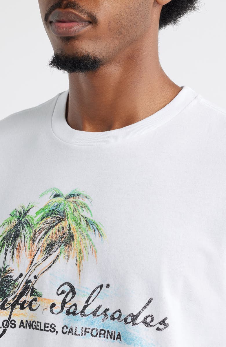 The Forecast Agency Pacific Palisades Cotton Graphic T-Shirt, Alternate, color, White
