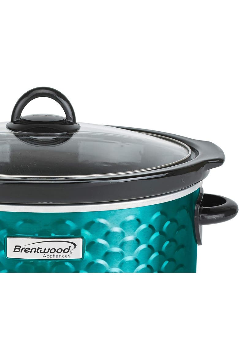 Slow Cooker Scallop Pattern, Alternate, color, BLUE