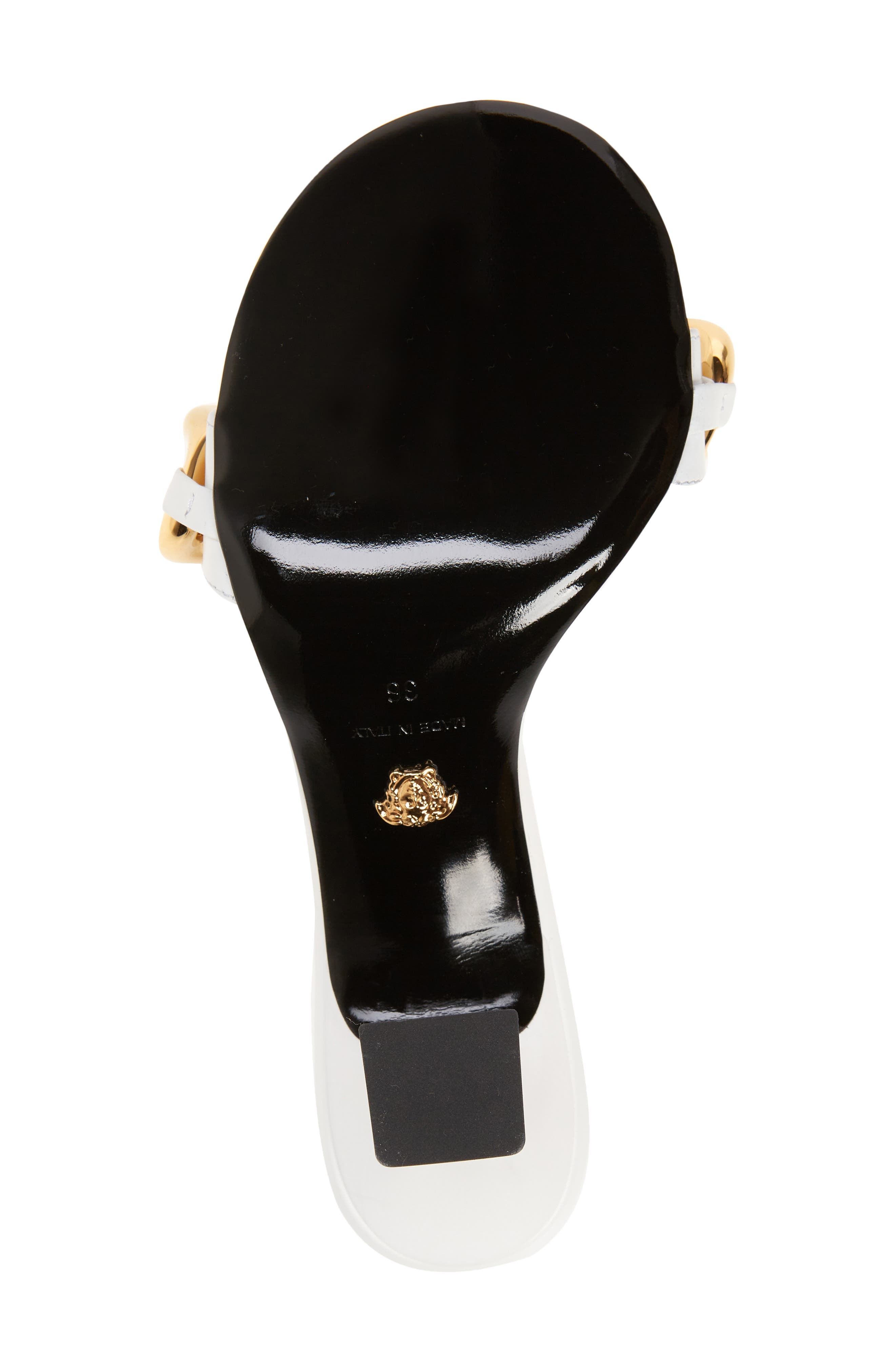 Versace Medusa Chain Slide Sandal, Alternate, color, 