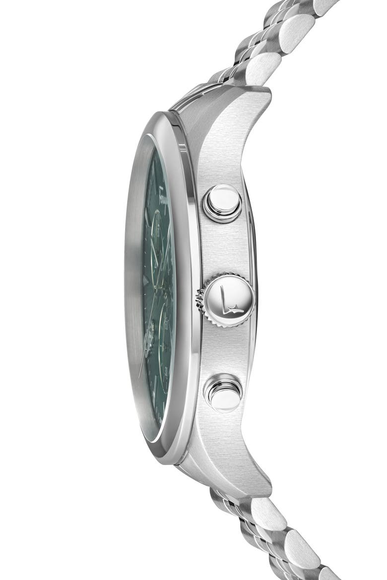 Duo Chronograph Bracelet Watch, 42mm, Alternate, color, STAINLESS STEEL