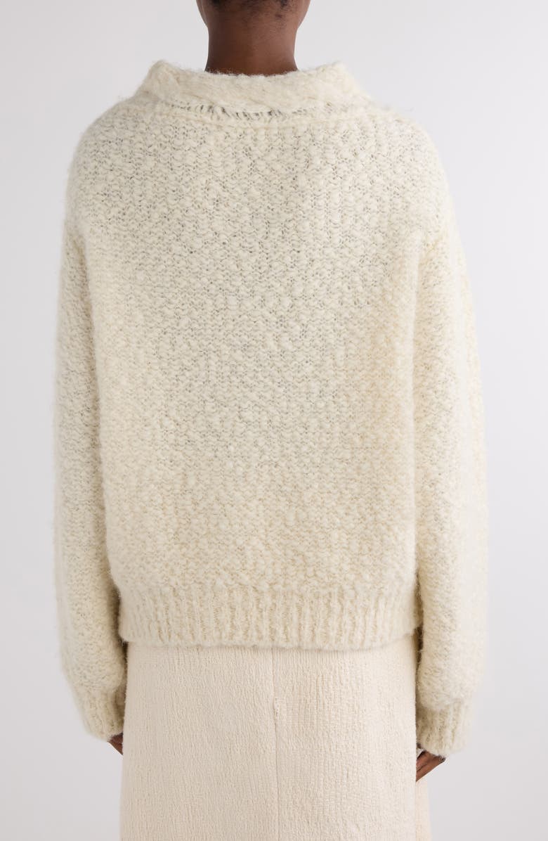 Isabel Marant Romane Alpaca Blend Sweater, Alternate, color, Ecru