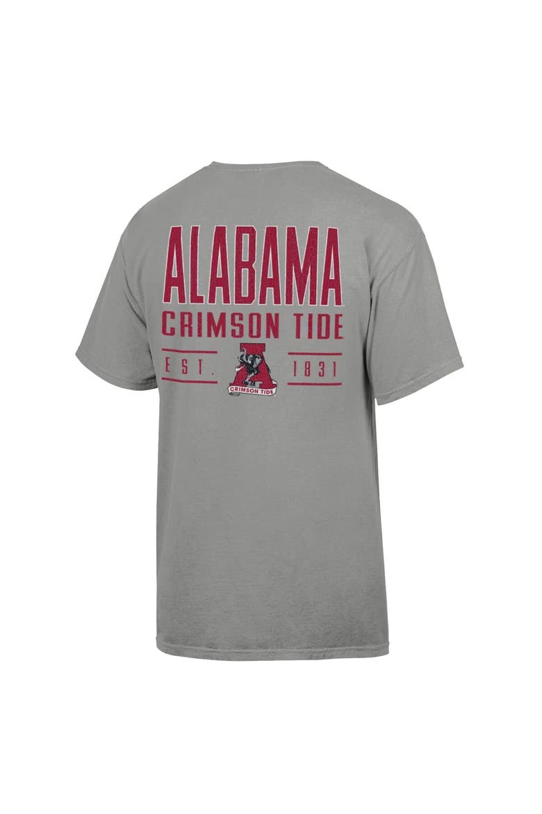 Men's ComfortWash  Gray Alabama Crimson Tide Big Name T-Shirt, Alternate, color, Gray