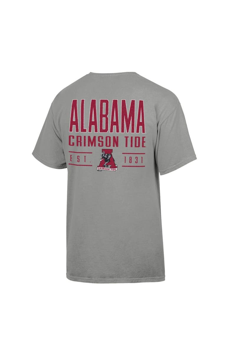 ComfortWash Men's ComfortWash Gray Alabama Crimson Tide Big Name T-Shirt, Alternate, color, Gray