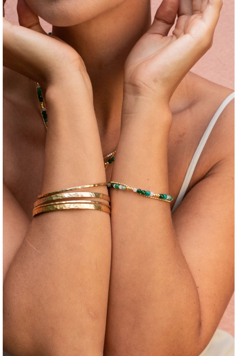 Evergreen Orissa Bracelet, Alternate, color, Yellow Gold Vermeil