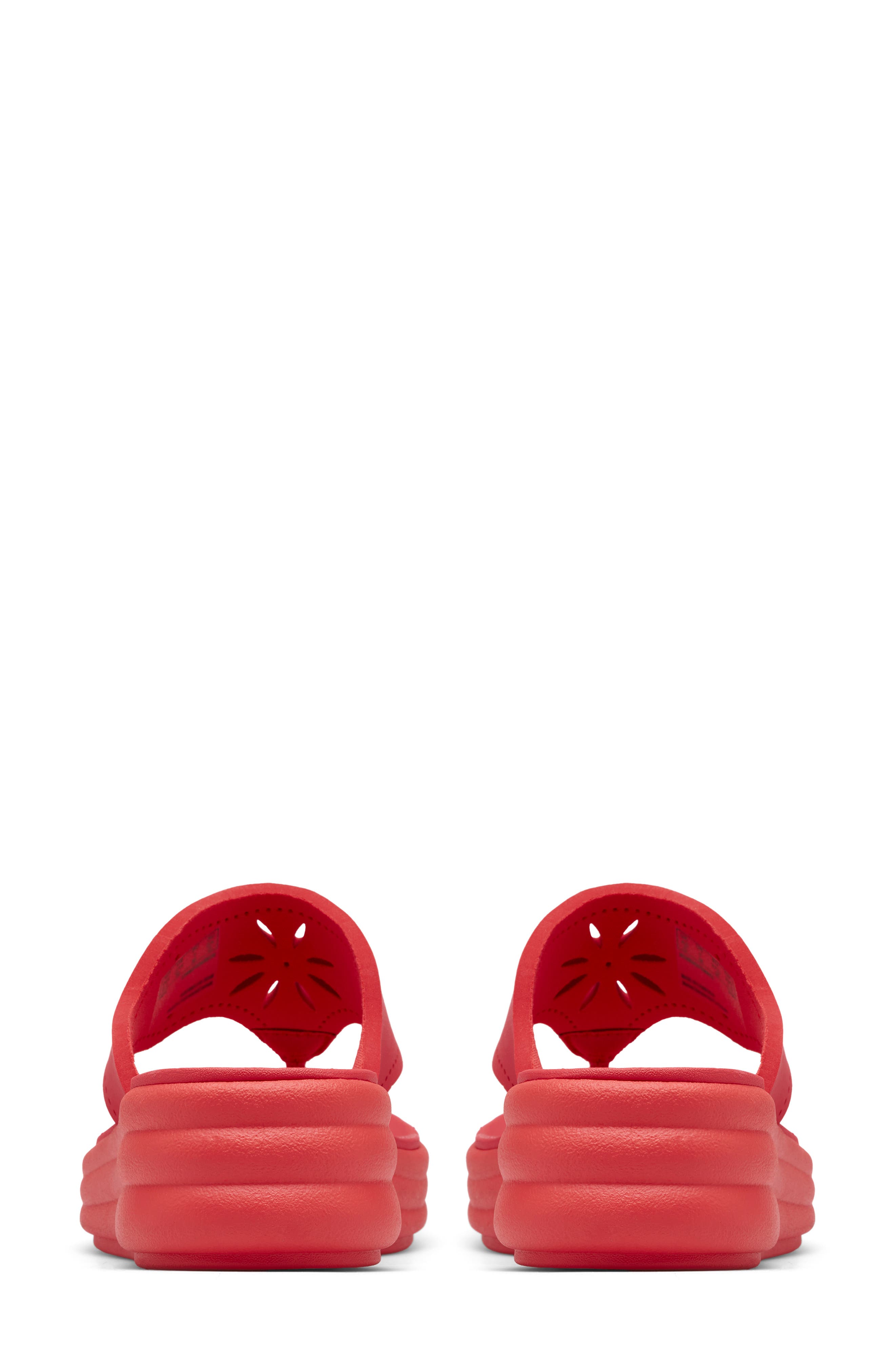 Drift Daisy Sport Flip Flop, Alternate, color, POPPY RED