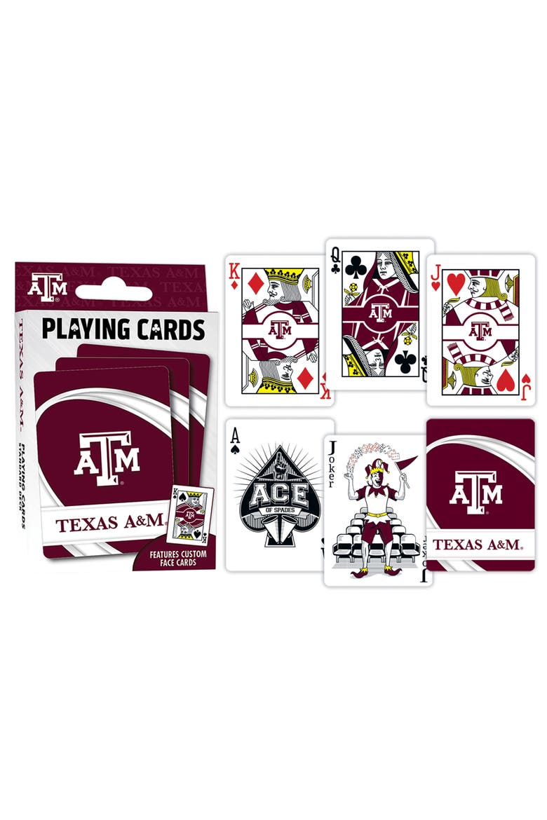 Texas A&M Aggies Playing Cards, Alternate, color, Multicolor