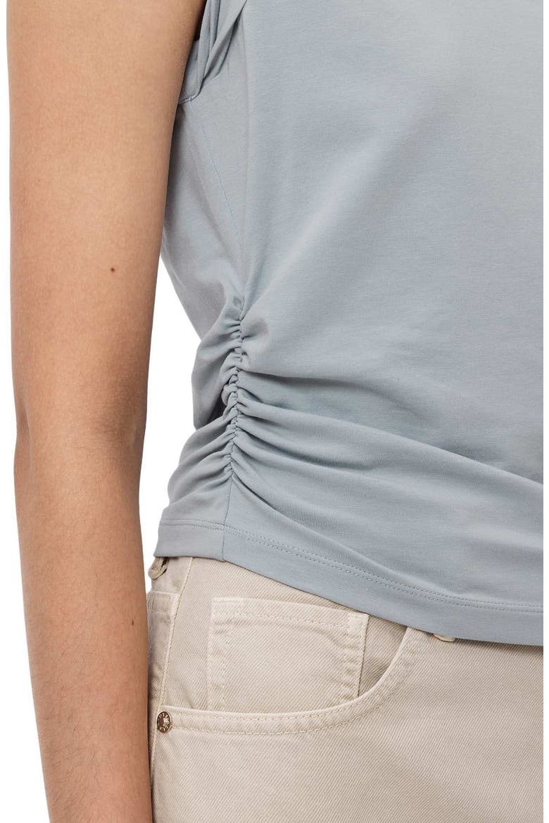 West Side Ruched Tank, Alternate, color, HIGH RISE BLUE