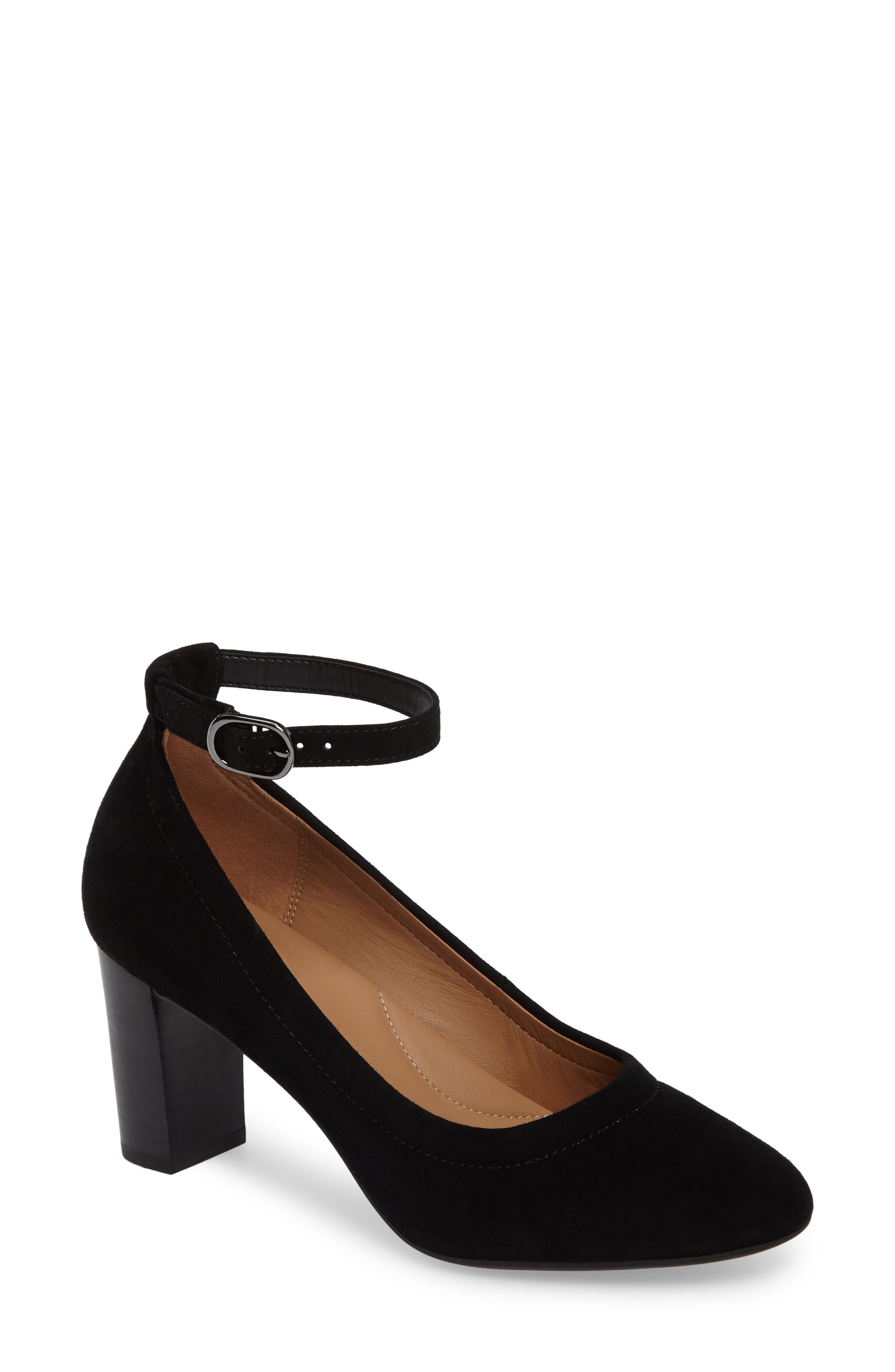 Clarks<sup>®</sup> Chryssa Jana Ankle Strap Pump, Main, color, 