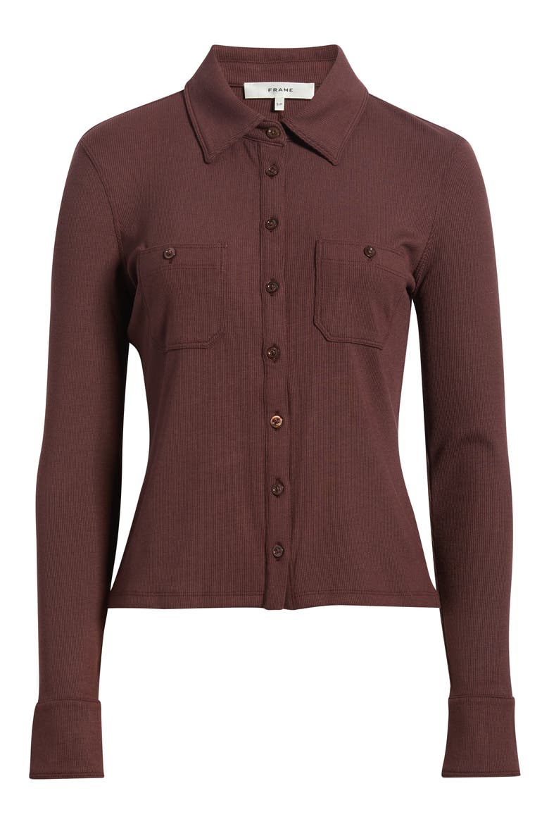 The Rib Pocket Top, Alternate, color, CURRANT