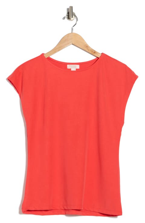 Cap Sleeve Modal Blend T-Shirt