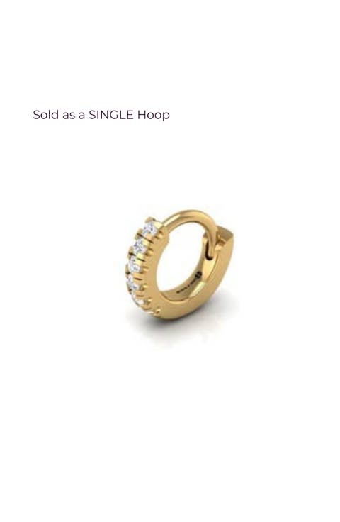 Pavé-All-Day Single Hoop