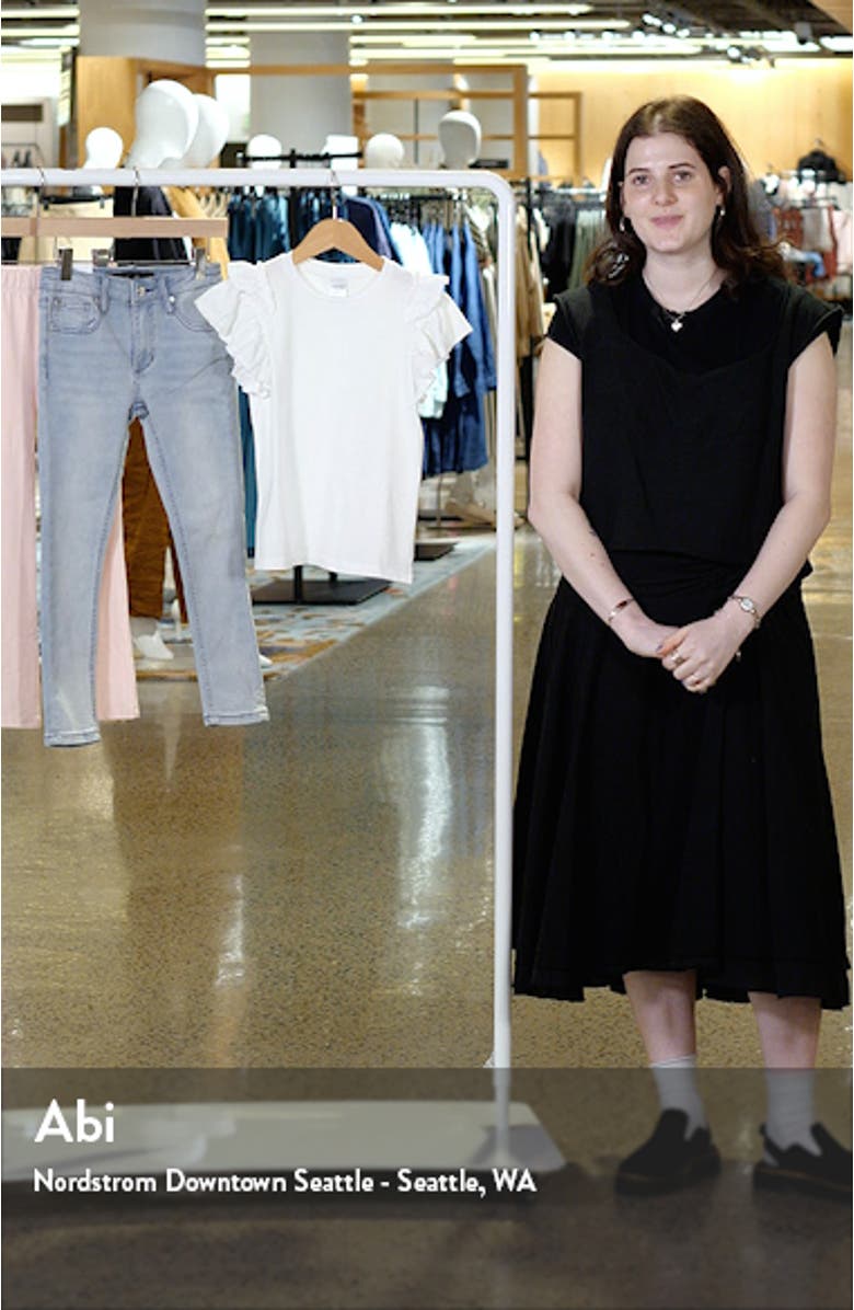 Kids' Flutter Sleeve Cotton T-Shirt, sales video thumbnail