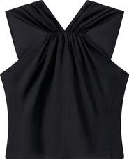 A.L.C. Elouise Ruched V-Neck Top