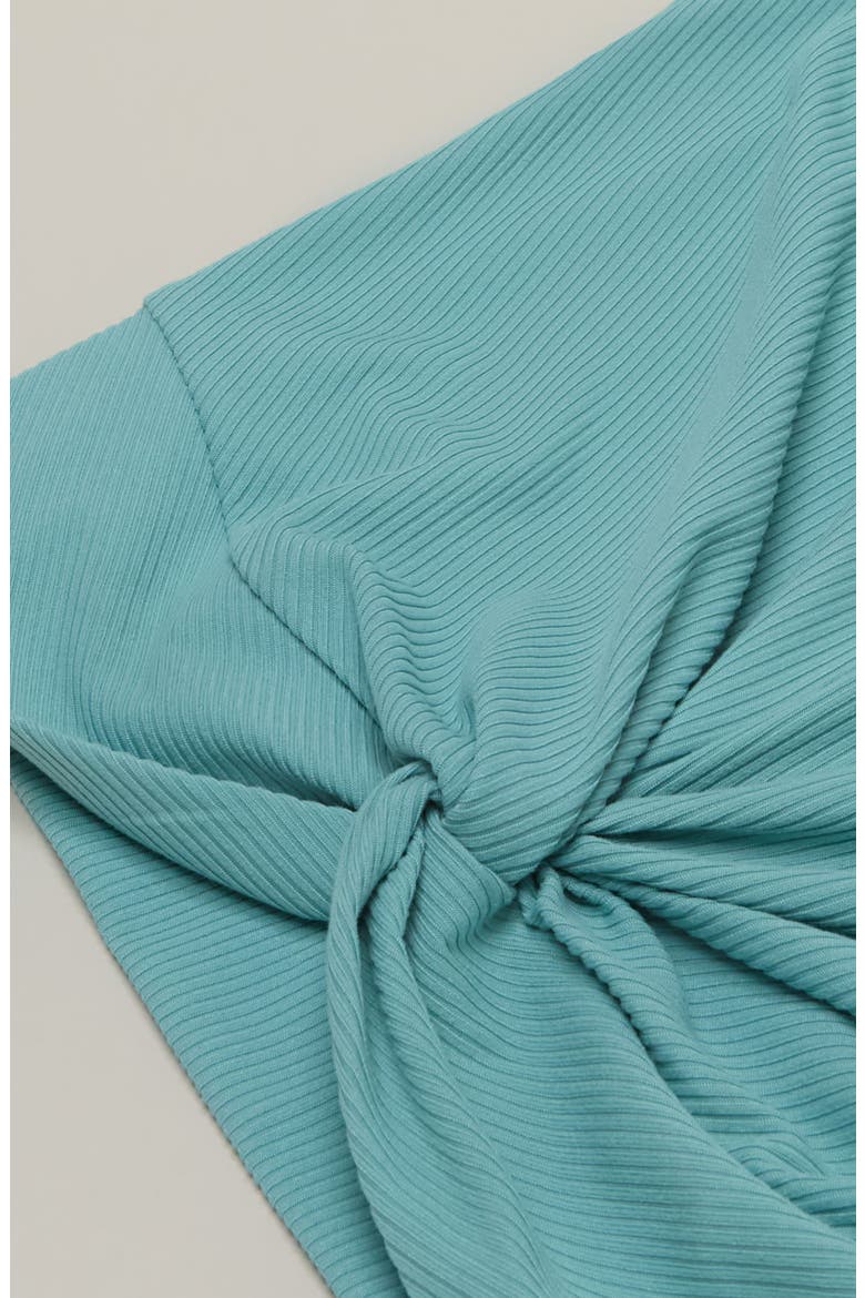 Kids' Twist It Ribbed Tank, Alternate, color, TEAL AQUIFER