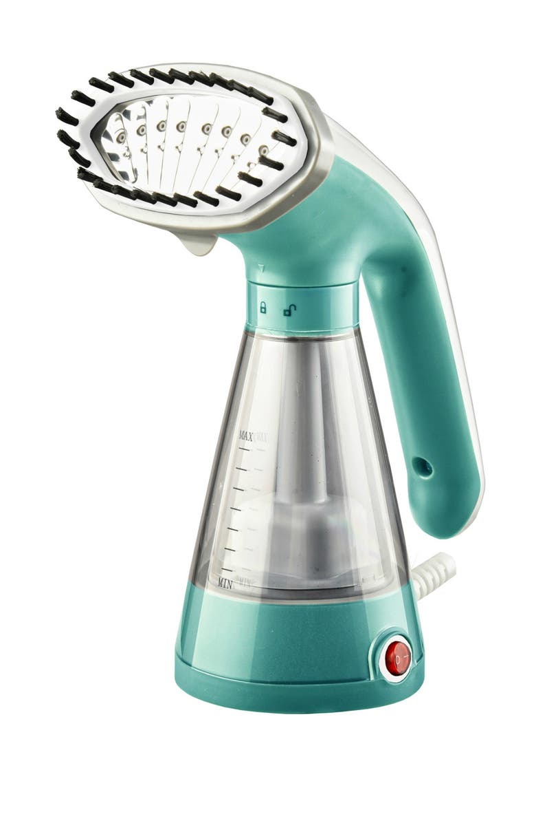 SALAV Teal Stainless Steel Ironing Plate Hand Held Garment Steamer, Main, color,