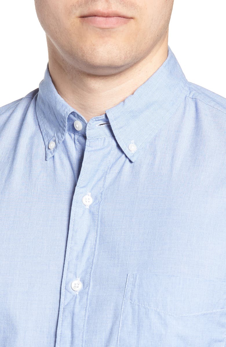 J.Crew Slim Fit Stretch Secret Wash Poplin Sport Shirt, Alternate, color, 