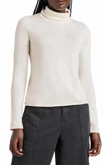 Splendid Greyson Cotton Blend Turtleneck Sweater
