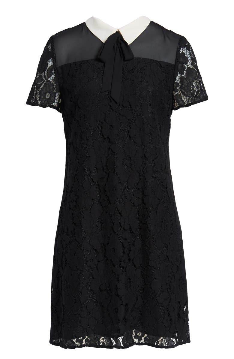 CeCe Collared Cotton Blend Lace Dress, Alternate, color, 