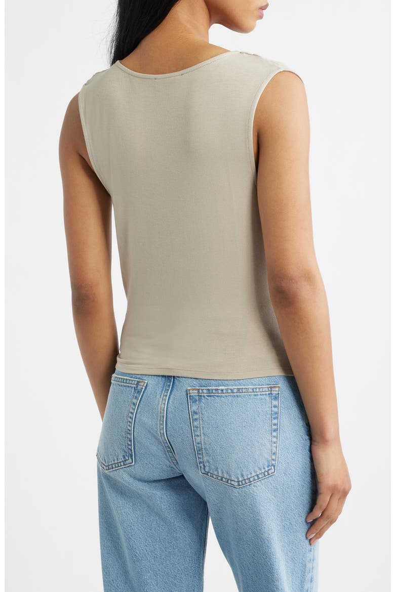 Camiseta Cowl Neck T-Shirt, Alternate, color, LIGHT/ PASTEL