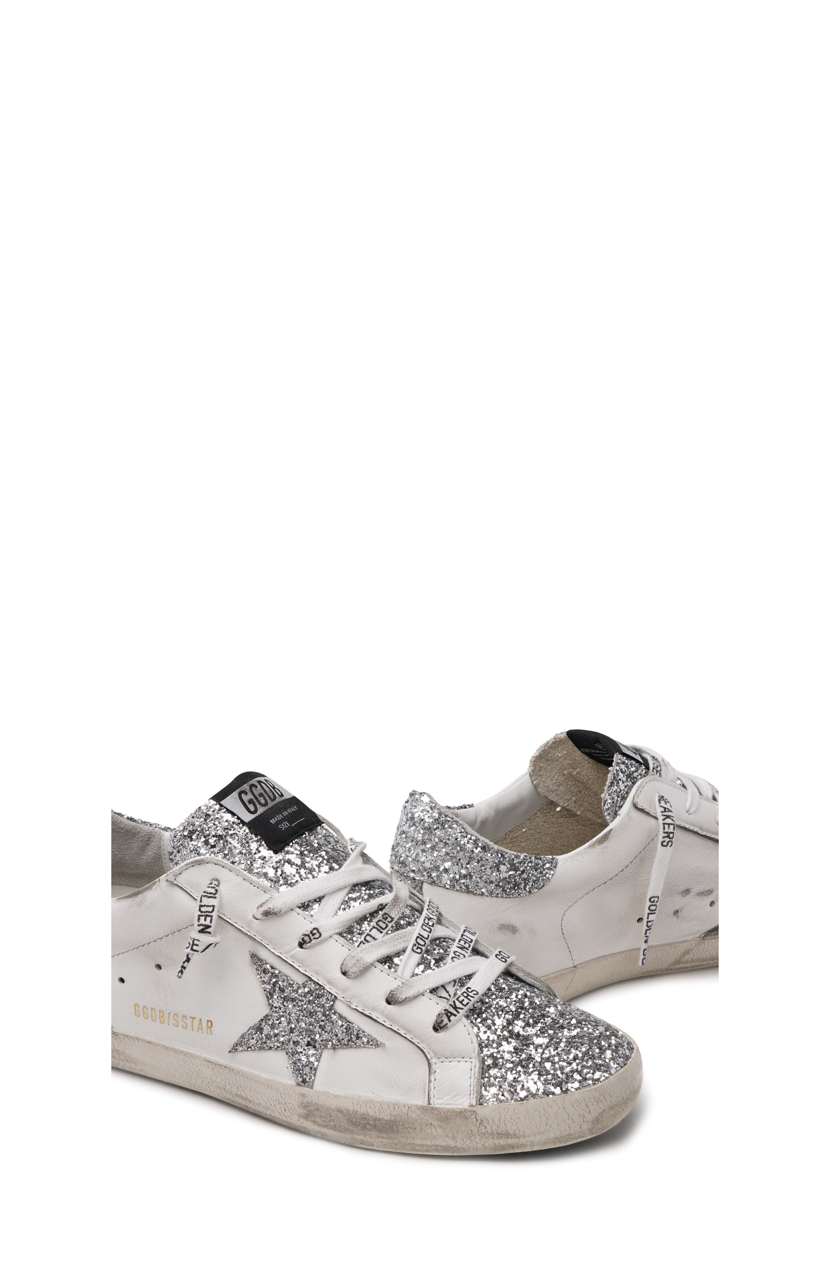 Golden Goose Superstar Glitter Low Top Sneaker, Alternate, color, 