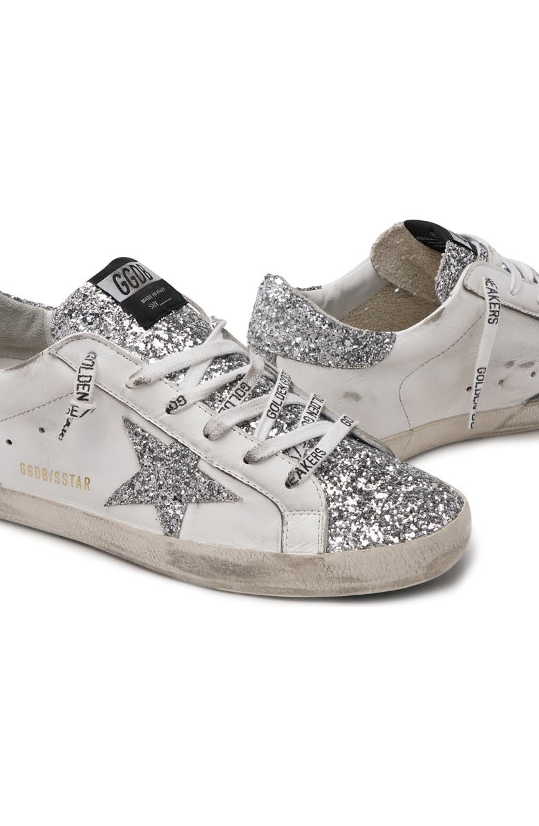 Golden Goose Superstar Glitter Low Top Sneaker, Alternate, color,