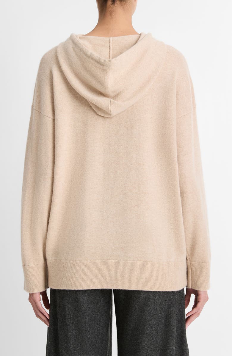Vince Oversize Wool Blend Hoodie Sweater, Alternate, color,