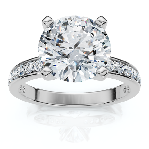 Certified 2 1/4Ct Karthy Diamond Engagement Ring 14k Gold or Platinum Lab Grown