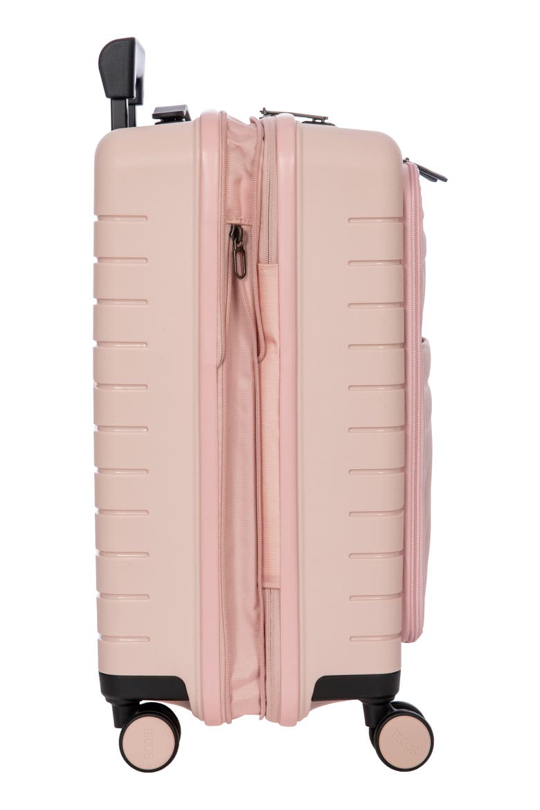 B|Y Ulisse 21 Expandable 21-Inch Spinner Carry-On, Alternate, color, PEARL PINK