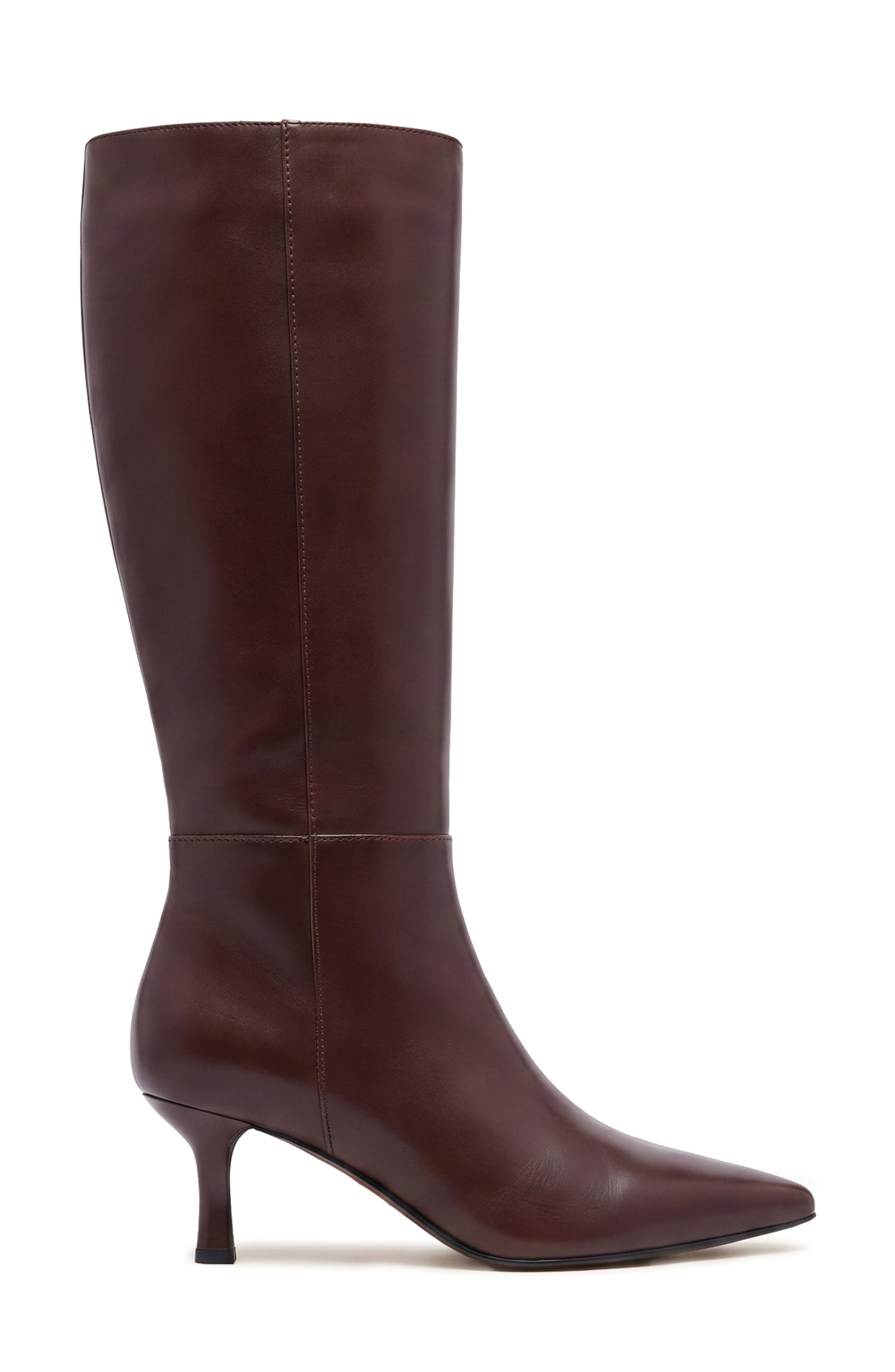 Allegra Tall Boot, Alternate, color, CHESTNUT