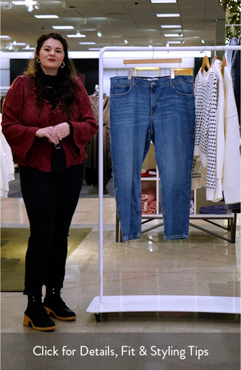 Comfort High Waist Mom Jeans, sales video thumbnail