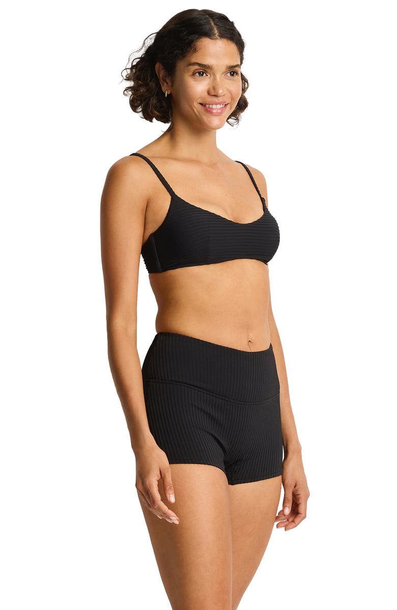 Sea Level Scoop Neck Bikini Top, Alternate, color, 