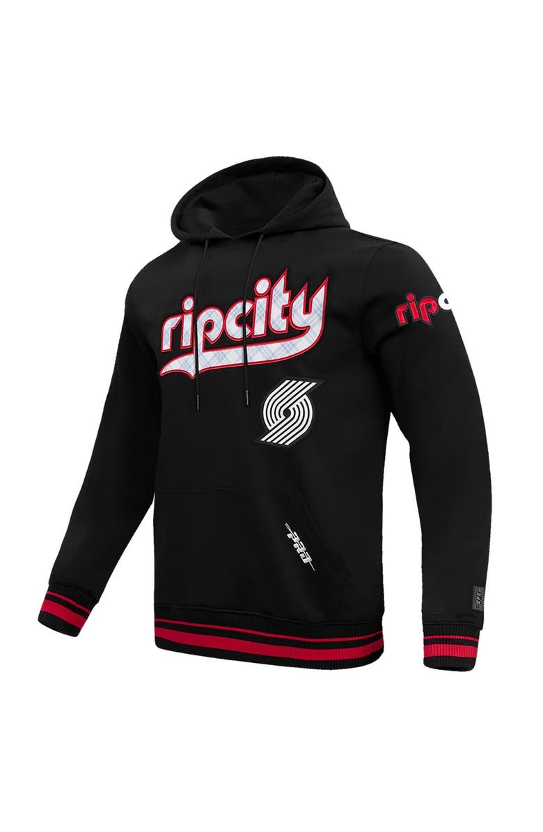PRO STANDARD Men's Pro Standard Black Portland Trail Blazers 2024/25 City Edition Pullover Hoodie, Alternate, color, 