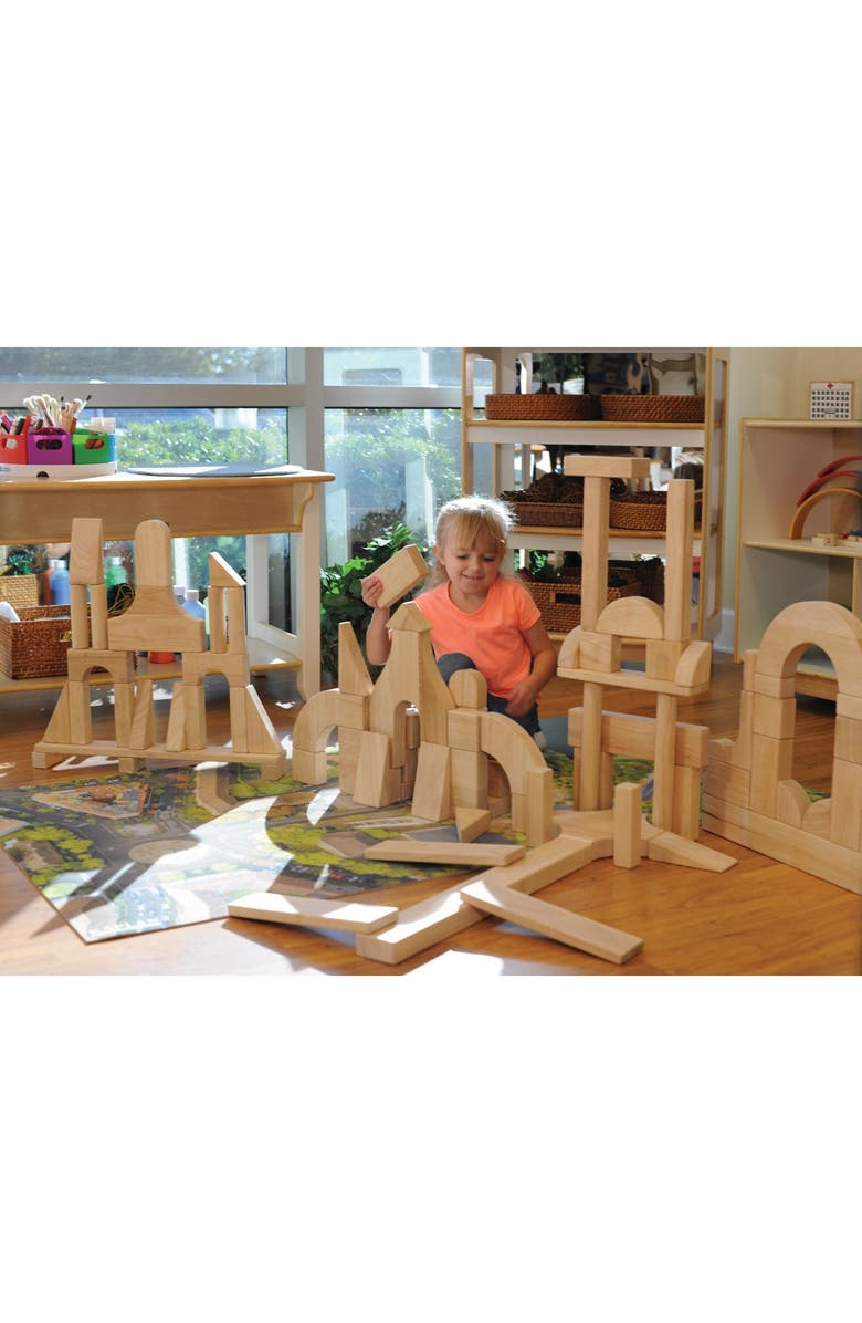 Kaplan Early Learning Company Cityscapes Flotex Hygienic Rug - 5' x 3', Alternate, color, Multicolored