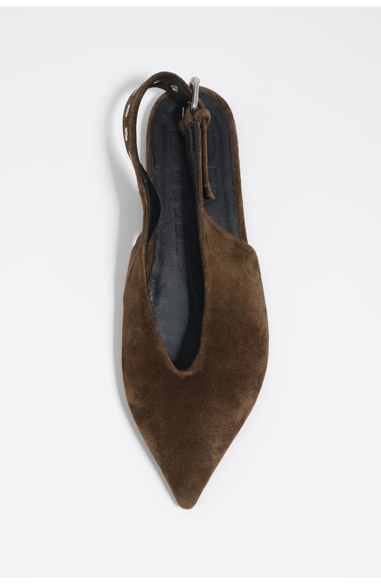 Bimba y Lola Slingback Ballerina, Alternate, color, Dark Khaki