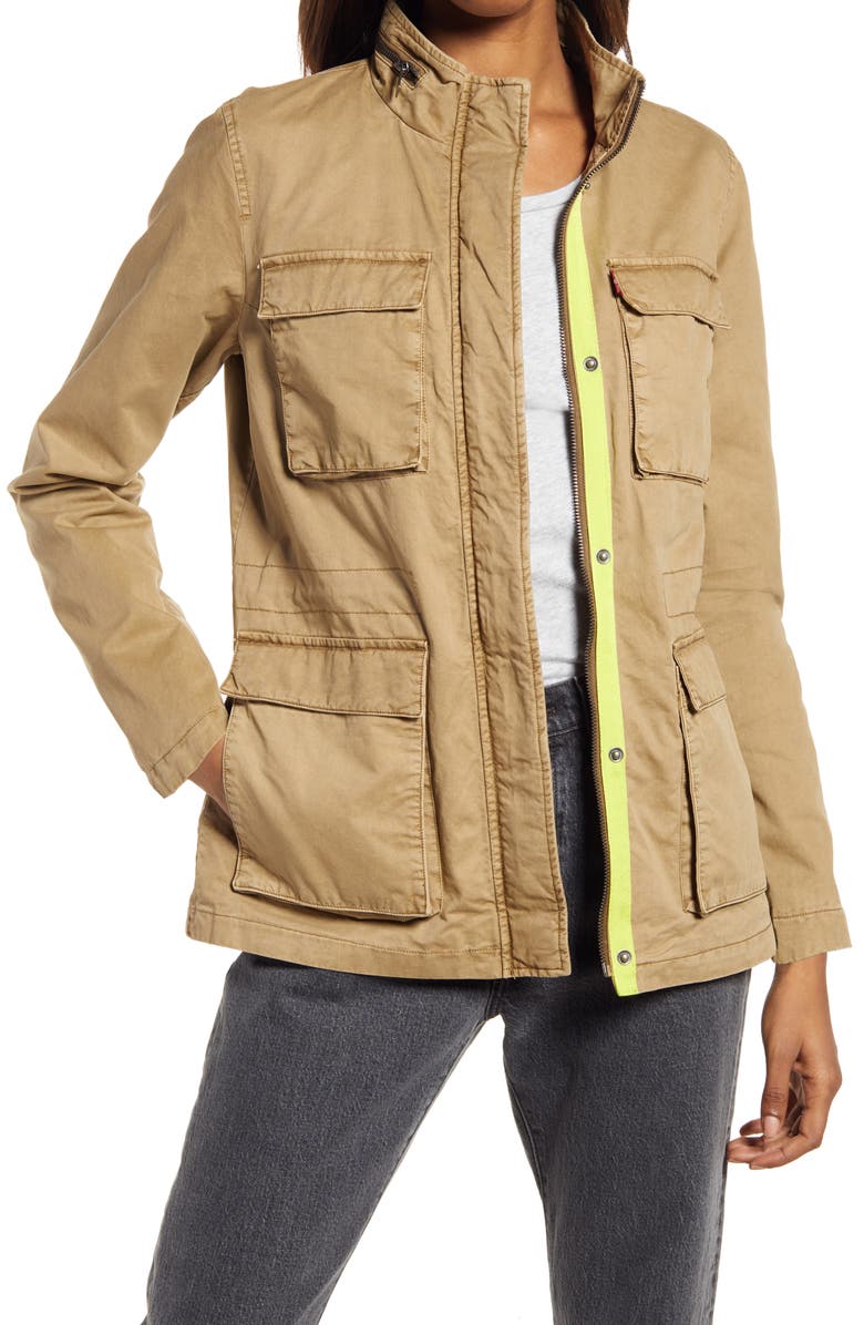 Levi's<sup>®</sup> Cotton Military Jacket, Main, color,