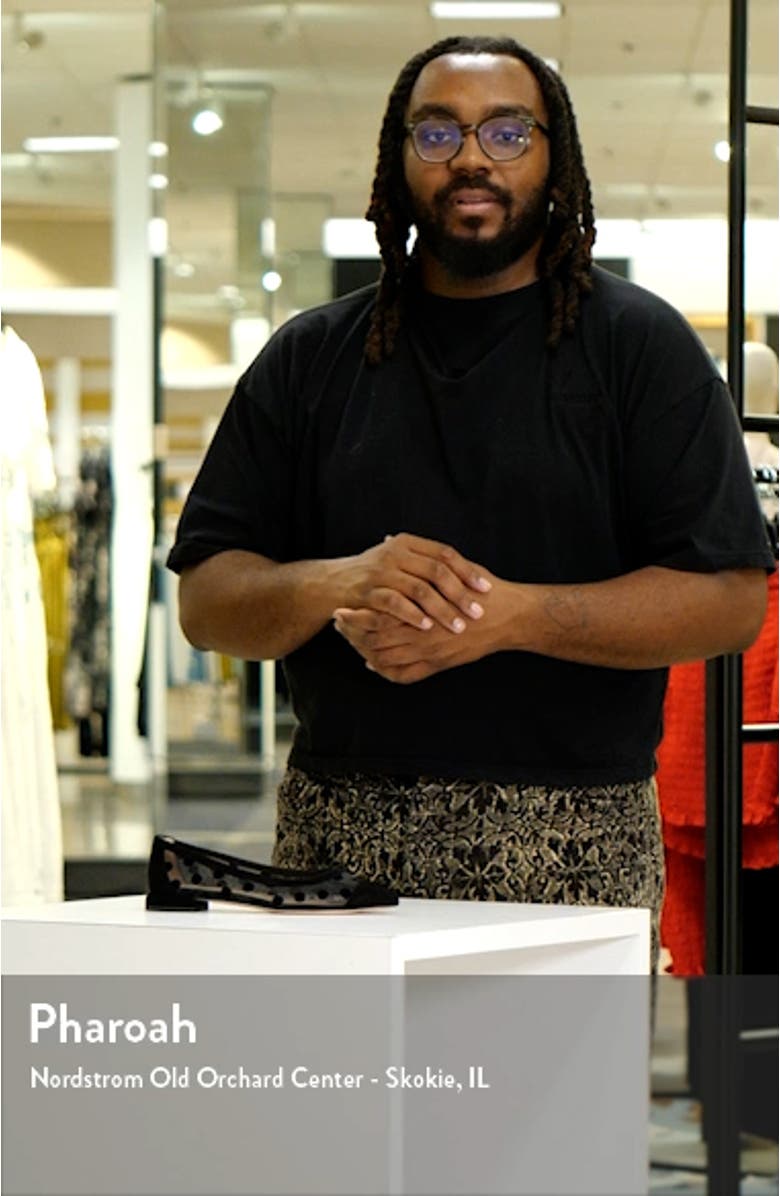 Blake Pointed Cap Toe Flat, sales video thumbnail