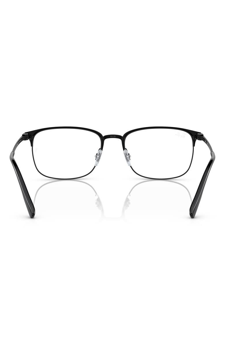 Ray-Ban 54mm Rectangular Pillow Optical Glasses, Alternate, color,