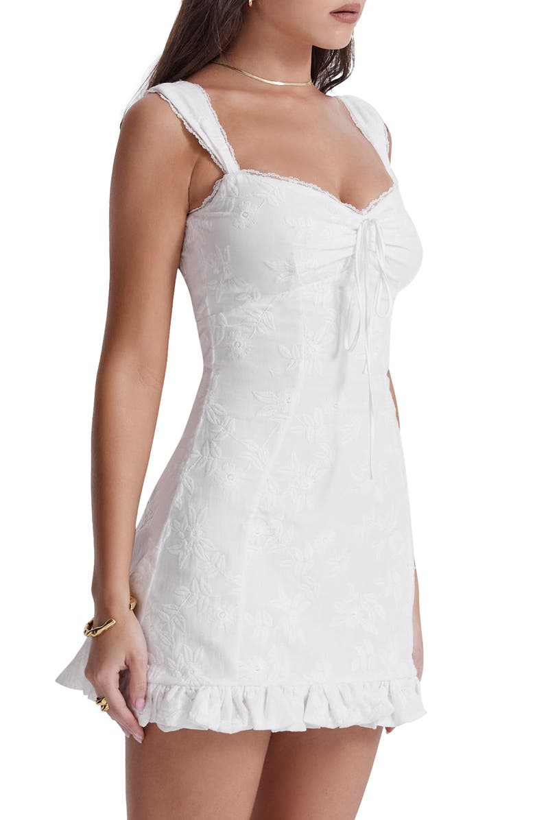 HOUSE OF CB Odessa Embroidered Dress, Alternate, color, White