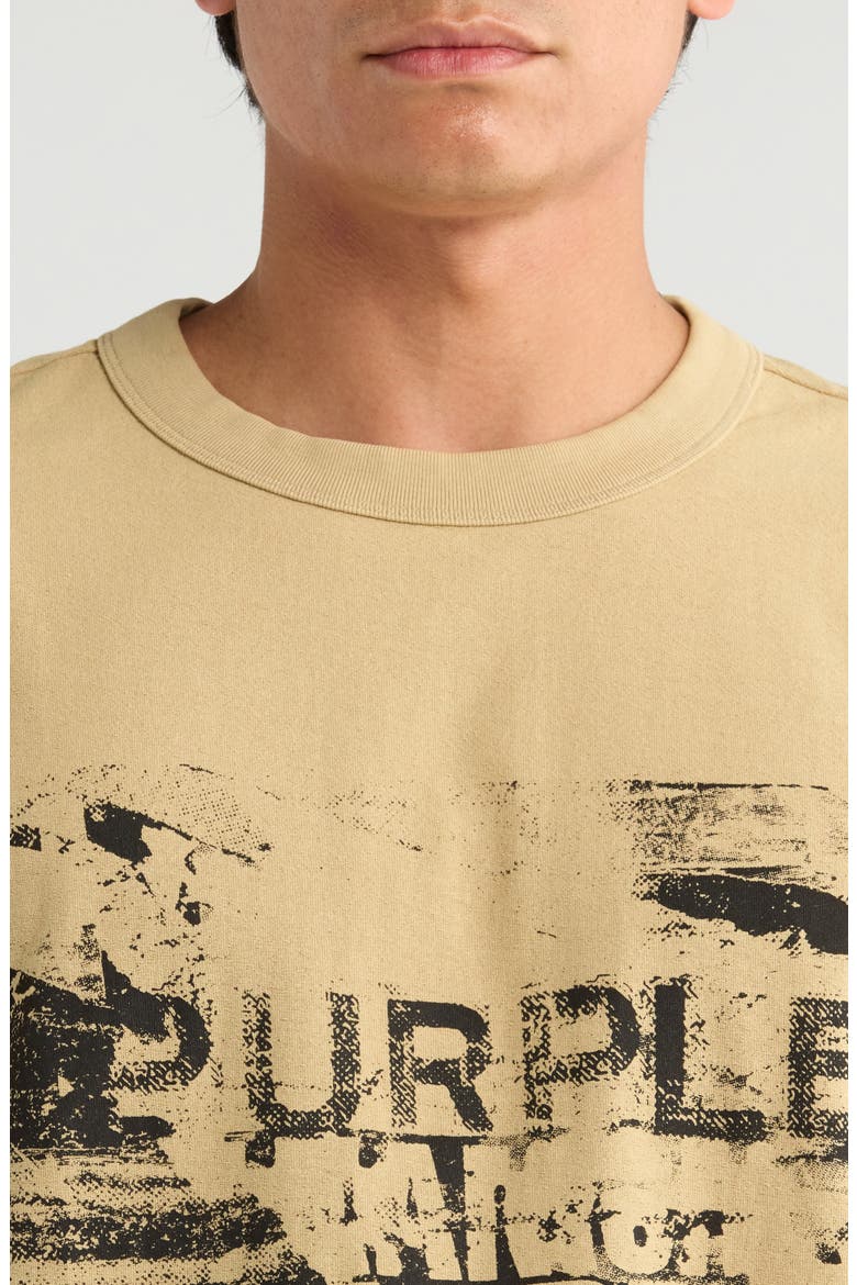 Oversize Logo Graphic T-Shirt, Alternate, color, TAN