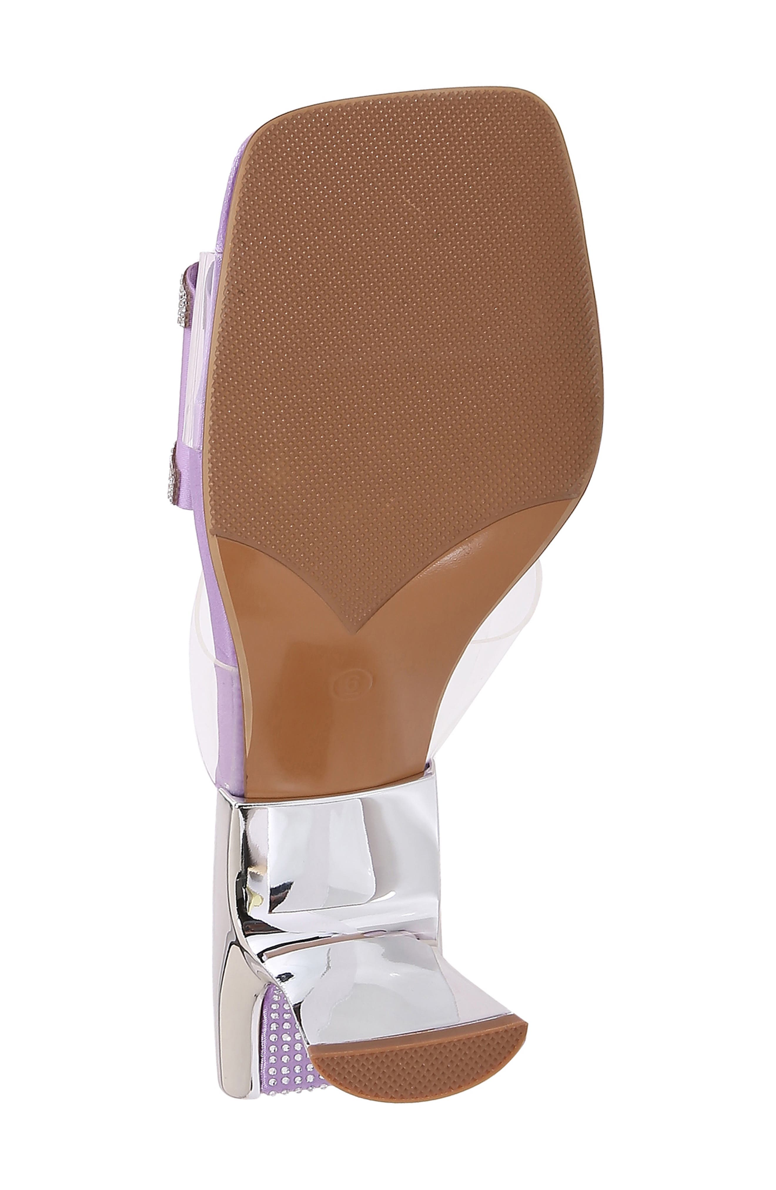 Fantasy Rhinestone Slide Sandal, Alternate, color, LAVENDER