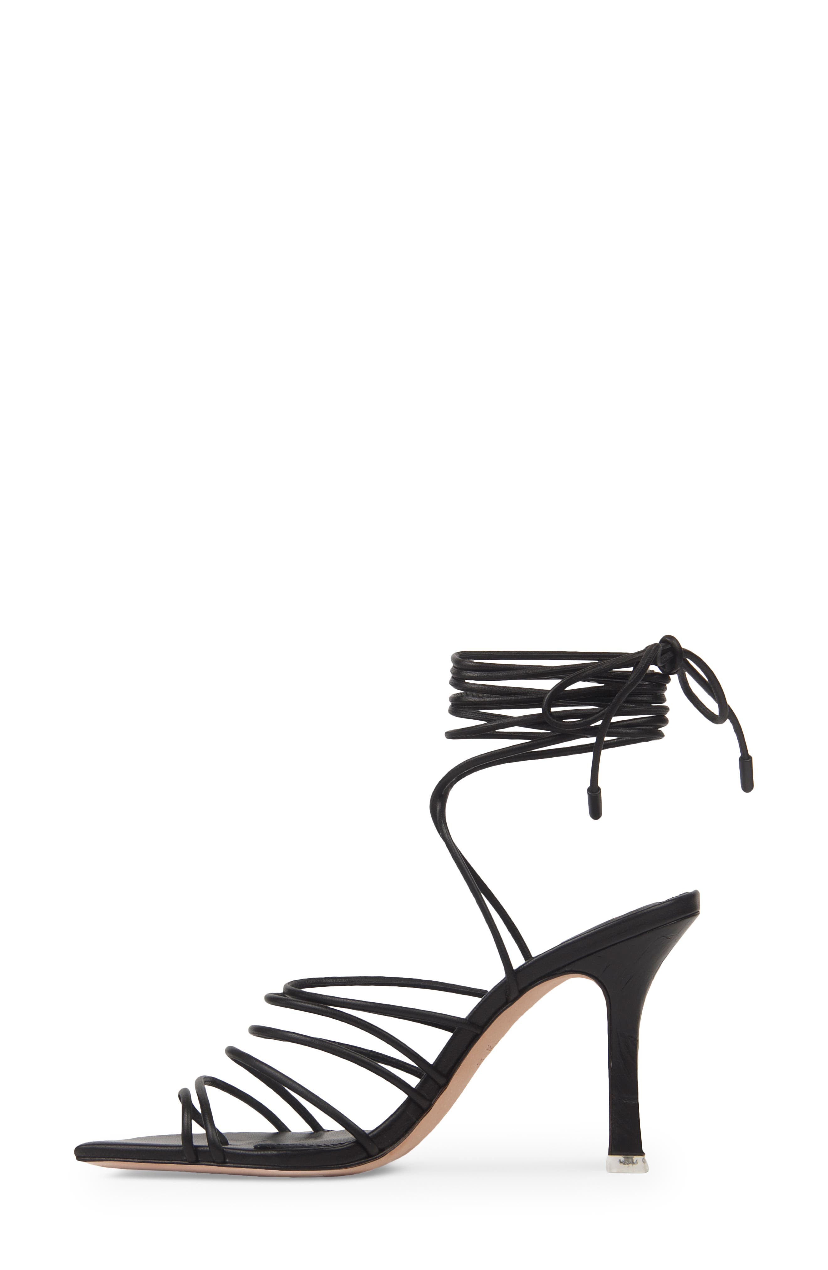 BLACK SUEDE STUDIO Luisa Ankle Tie Sandal, Alternate, color, 