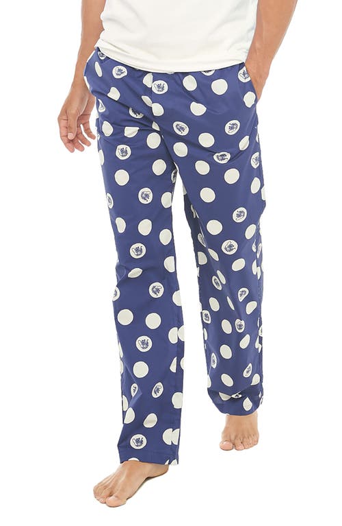 The Lazy Poet Drew Tiger Dots Blue Pajama Pants  product