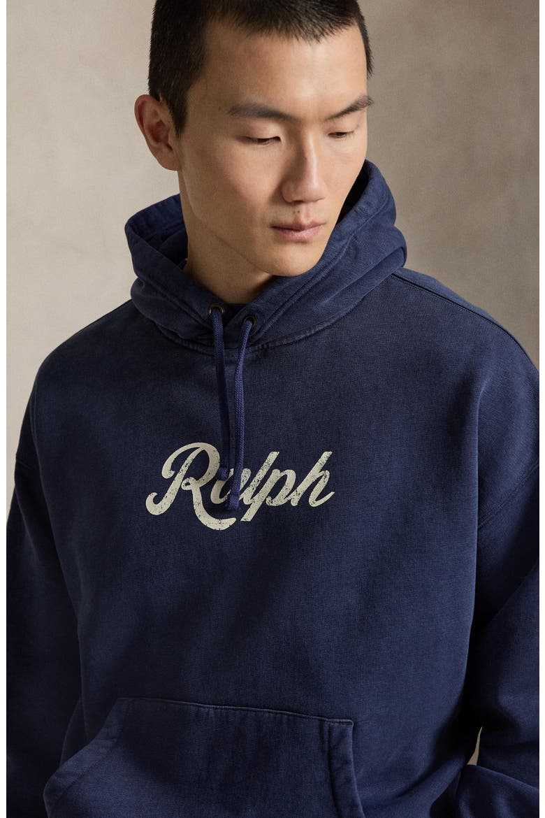 Vintage Fleece Graphic Hoodie, Alternate, color, BLUE