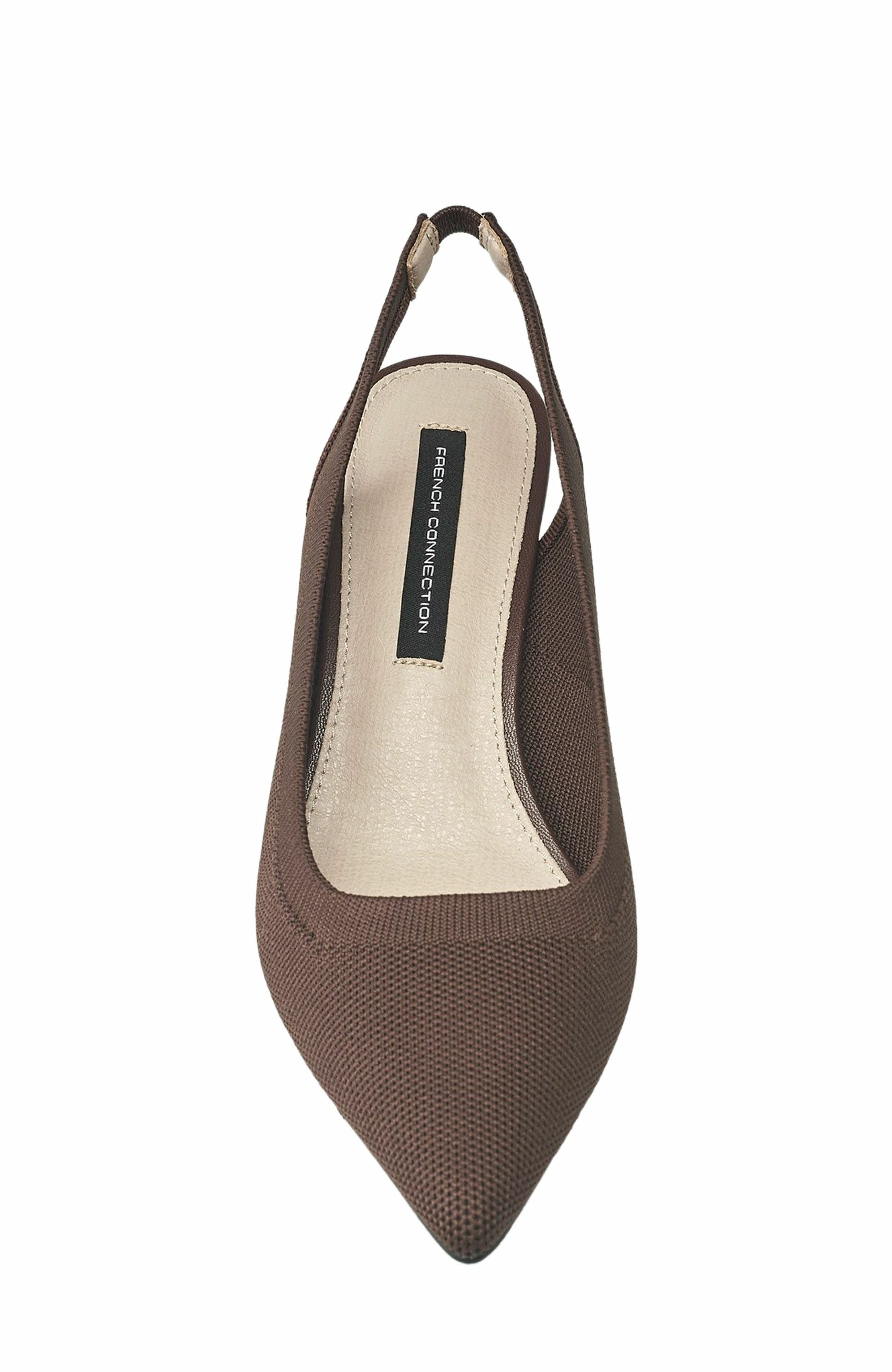 French Connection Viva Slingback Heel, Alternate, color, Cafe